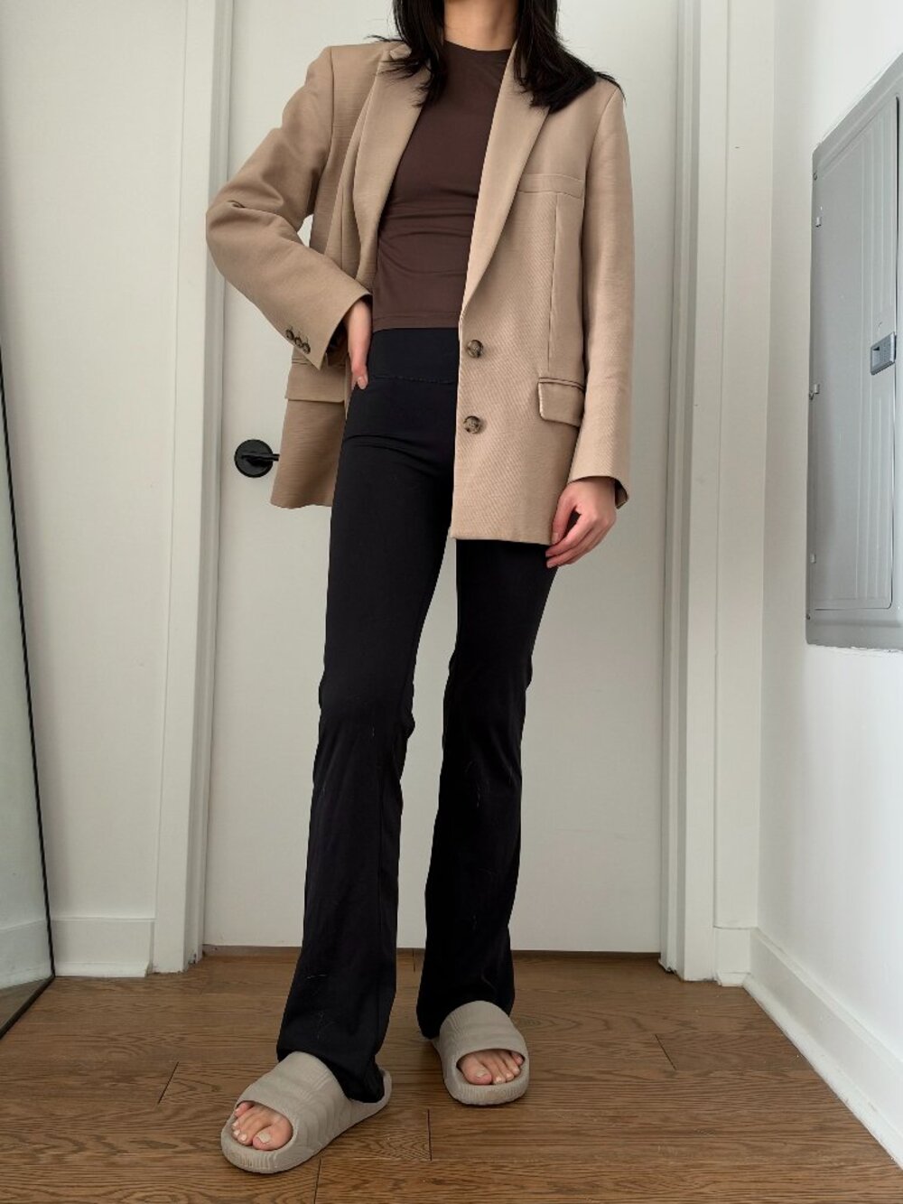& OTHER STORIES Tailored Wool Blend Oversized Blazer